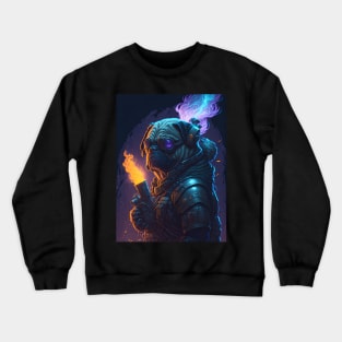 Pug's Fiery Rebellion Crewneck Sweatshirt